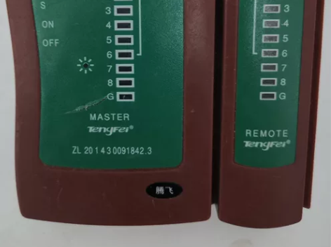 出网线测线仪一套，买来没怎么用过，几乎全新...