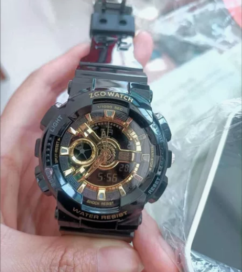 正港ZGO手表男学生运动风潮流双显ins防...