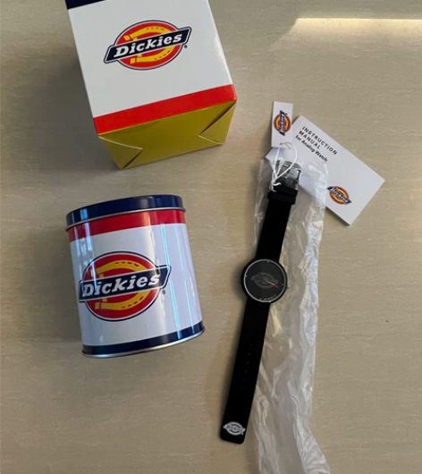 dickies 迪克斯手表 黑色 硅胶表带...