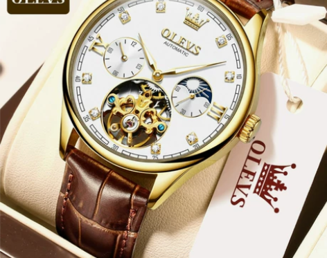 【瑞士品牌】欧利时手表热销全自动机械表时尚...