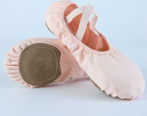 芭蕾舞思棠弹力布舞蹈鞋女软底练功鞋成人儿童...