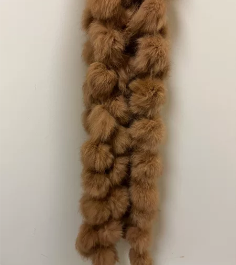 兔毛围巾 几乎全新 佛系出 感兴趣的话点“...