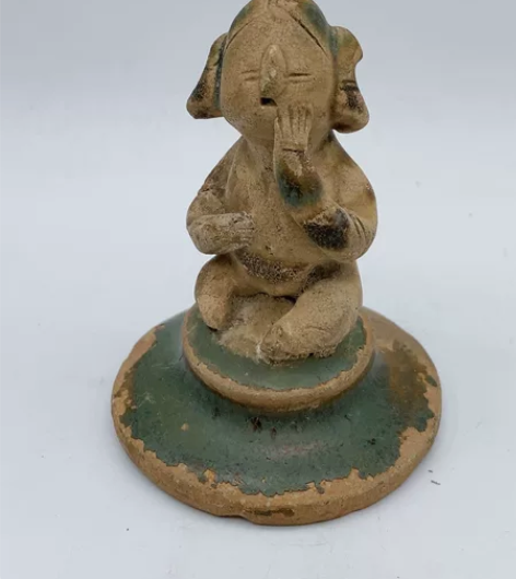 日本回流 唐 长沙窑 唐俑 绿釉唐佣 小泥...