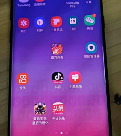 三星note9，6+128，烧屏严重，功能...