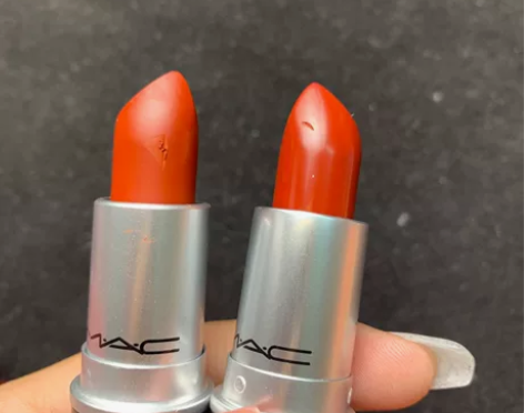 Mac口红正装膏体瑕疵小辣椒色号 膏体瑕疵...