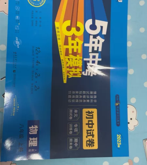 初中二年级，八年上物理53试卷，全新，买重...