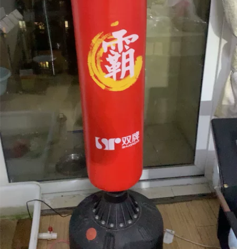 真男人拳击沙袋  送手套  可移动  买来...