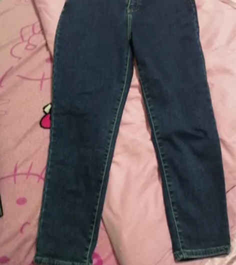 牛仔哈伦裤加绒，腰围70厘米有弹力，裤长9...