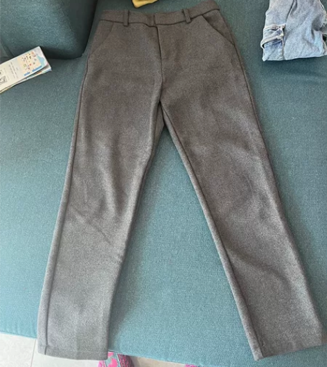 加绒九分呢子裤子 感兴趣的话点“我想要”和...