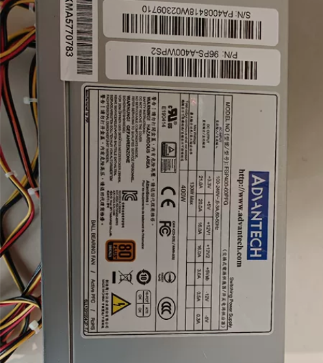研华工控机电源 400W 功能正常，未维修...