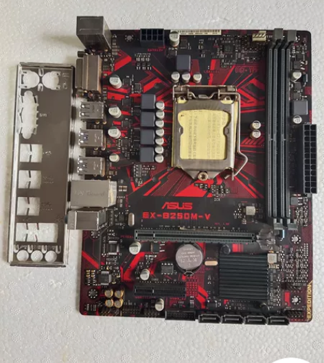 出电脑拆机主板200片华硕EX_B250M...