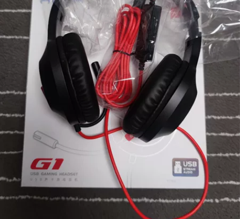 全新未使用漫步者G1游戏耳机（USB接口）...