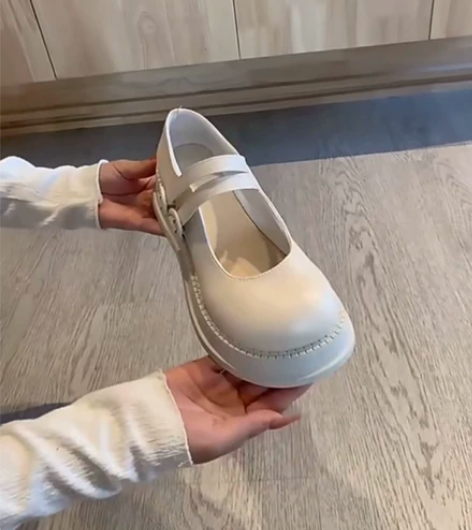 厚底玛丽珍鞋英伦小皮鞋女2022新款复古春...