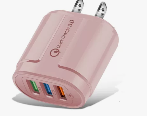 QC3.0快充多口手机充电器安卓通用充电头...