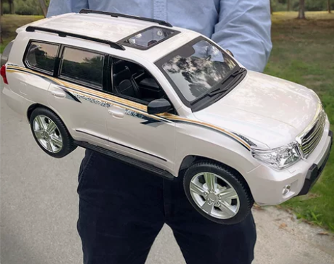 超大电动霸道普拉多丰田遥控汽车充电仿真玩具...