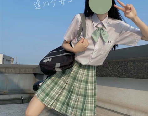 途川少女 格林果 原创正版JK制服裙学生裙...