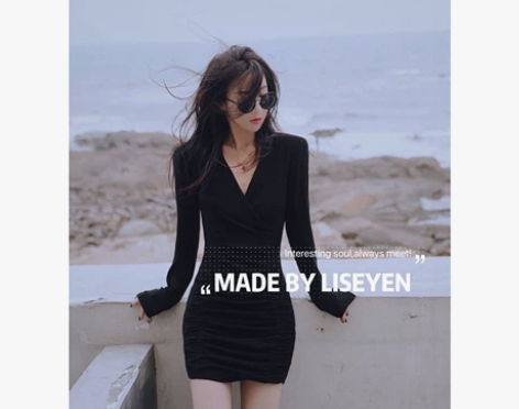 LISEYEN2022年性感显瘦弹力内搭包...