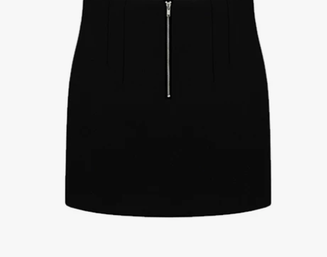 毛菇小象 包臀裙一步裙 修身通勤OL拉链高...