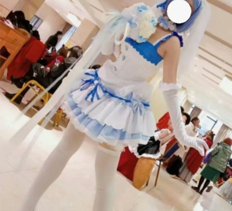 初兽猫蕾姆花嫁 M码 有捧花有假发 没有袜...