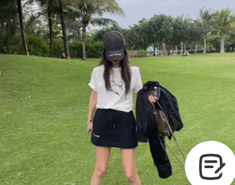 夏季新款鬼马刺绣小短裙字母常备裙半身裙运动...