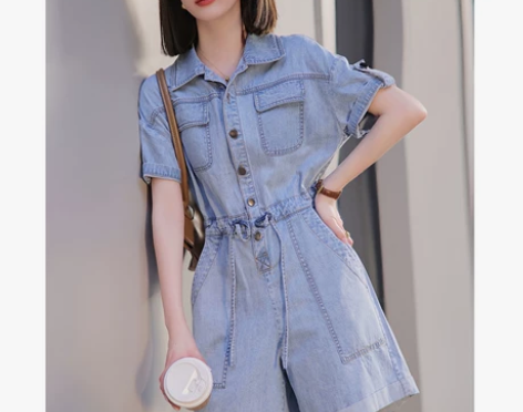 大喜自制｜牛仔连体裤｜2022新款时尚舒适...