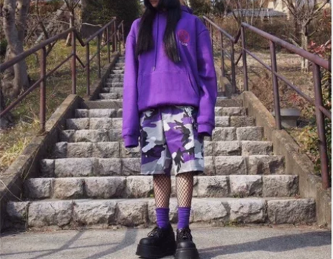 短裤男女潮牌ins工装裤男女宽松美式街头百...
