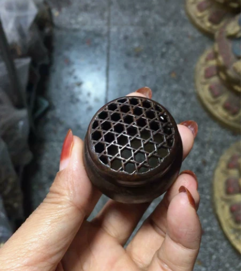 紫铜古玩香薰炉茶桌元宝香炉香薰盏摆件 感兴...