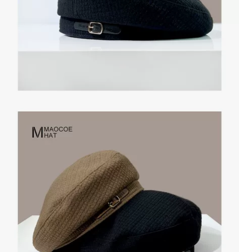 全新贝雷帽#复古贝雷帽 #百搭贝雷帽 #百...