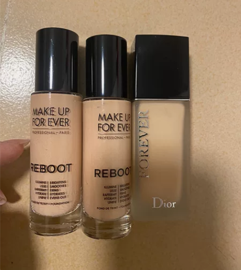 make up forever 粉底液 和...