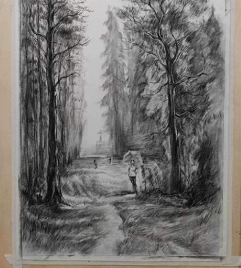 在线约稿，素描风景，素描静物，素描头像，速...