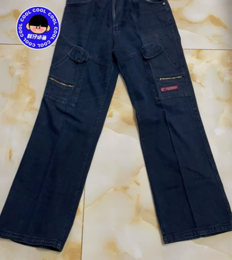 全新LULI男士黑色裤春秋季 150斤至1...