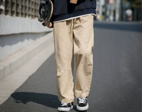 CHINPENO休闲裤男宽松直筒2022秋...