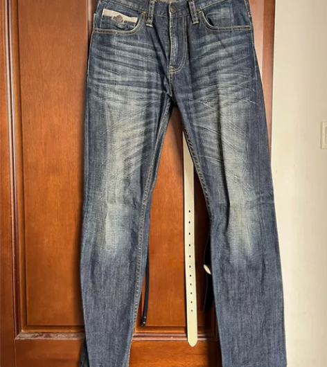 Lee春秋季牛仔裤男士弹力春秋款休闲长裤秋...