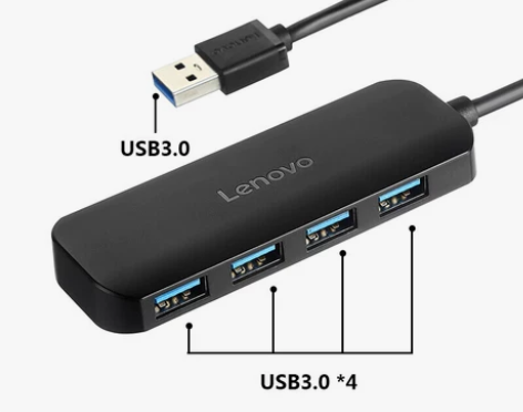 联想集线器 usb3.0一拖四口台式笔记本...