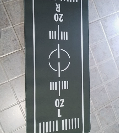 飞机场跑道模型鼠标垫键盘垫700300，全...