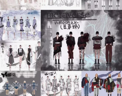 服装款式图｜服装效果图｜服装线稿代画 服装...