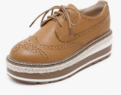 单鞋女2018春季新款中跟韩版百搭英伦浅口...