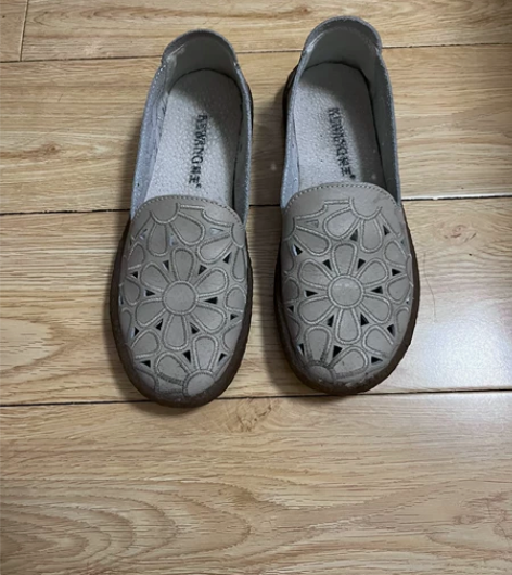 中老年橡胶底真皮单鞋凉鞋 全皮 超软 ...