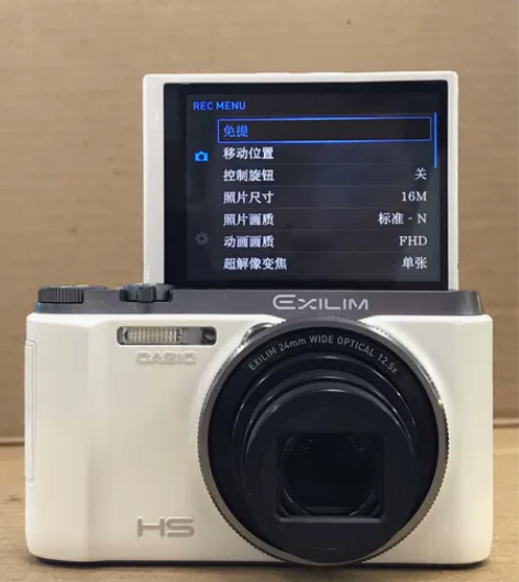 卡西欧ZR1000 带翻屏自拍 12级美颜...