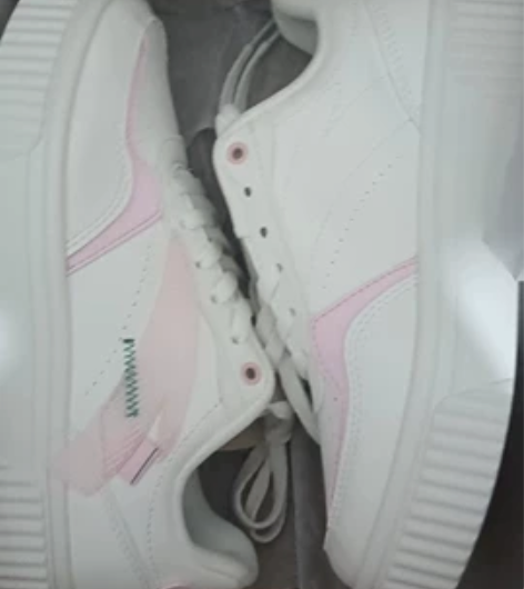 anta安踏 生活系列板鞋 粉白 35.5...