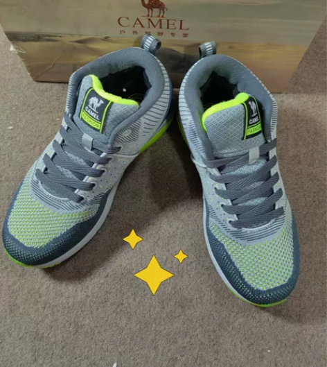 正品骆驼户外鞋，女款飞织加绒款，品质超好，...