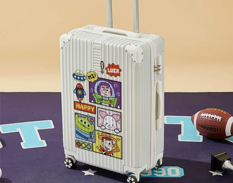 行李箱女20寸日系卡通登机密码箱大容量结实...