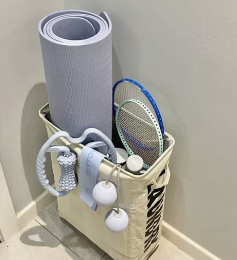 【低价处理】瑜伽垫收纳架布艺折叠入户门地垫...