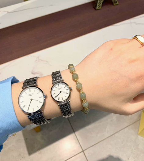 嘉”岚系列男女石英表瑞士手表情侣腕表L4....