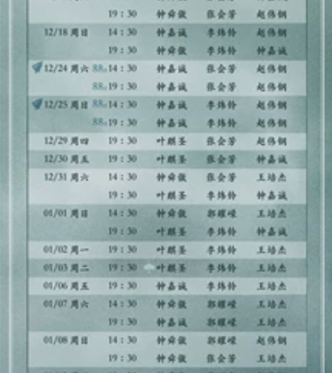 音乐剧《阴天》 出12/17 下午场 双钟...