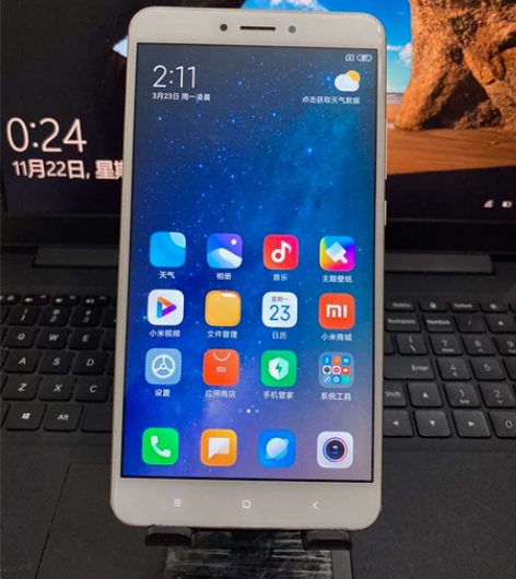 小米MAX 2,手机全原装无拆无修,指纹灵...