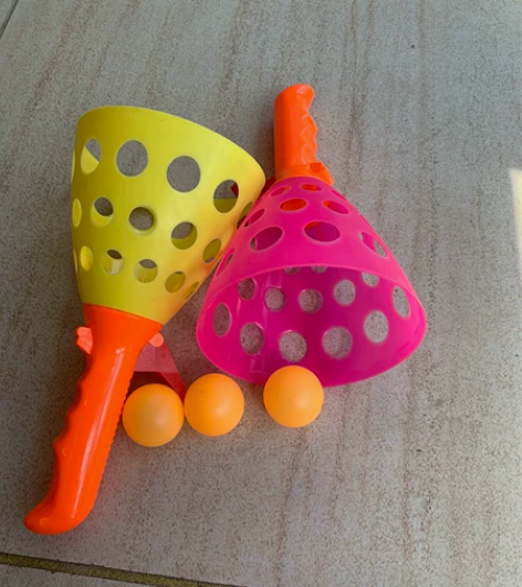 儿童对接发射球乒乓球弹力球户外亲子运动锻炼...