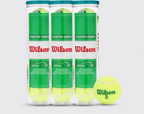 Wilson威尔胜网球 绿球训练球(4粒装...