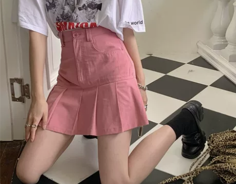 百褶裙大码女装高腰包臀一步裙鱼尾裙夏胖MM...