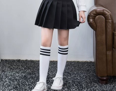 半身裙百褶裙子洋气儿童黑色学院风裙… 儿童...